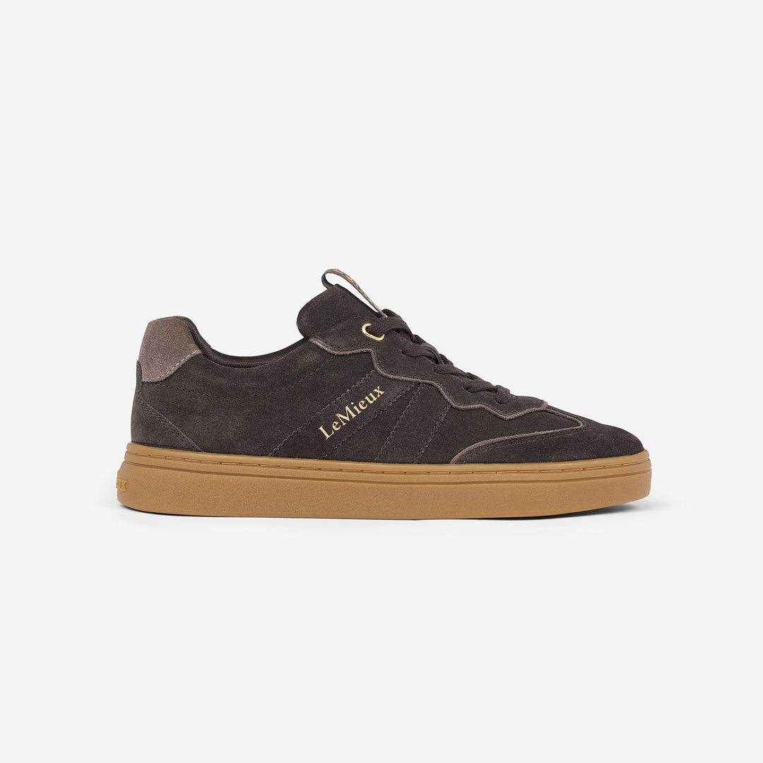 LeMieux Ladies Stockbridge Suede Trainer - Cocoa