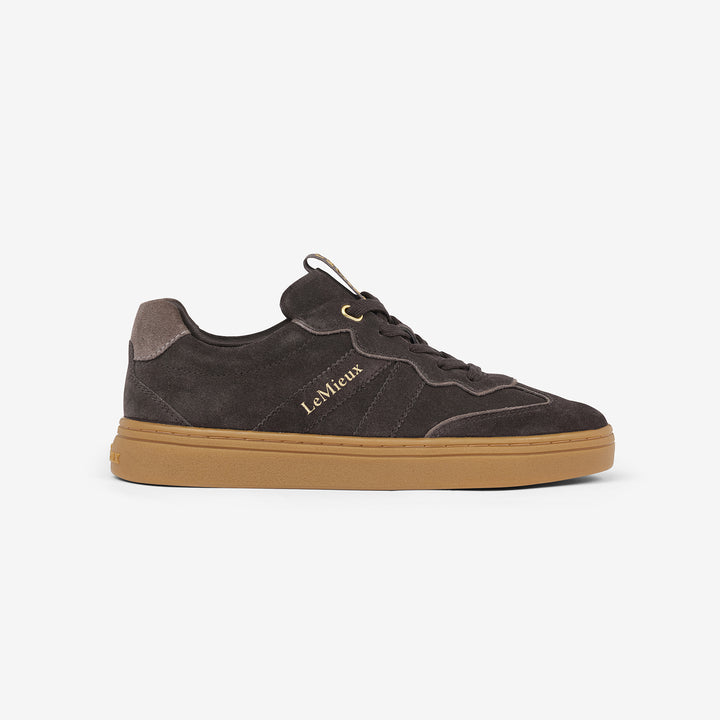 LeMieux Ladies Stockbridge Suede Trainer - Cocoa
