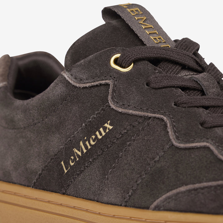LeMieux Ladies Stockbridge Suede Trainer - Cocoa