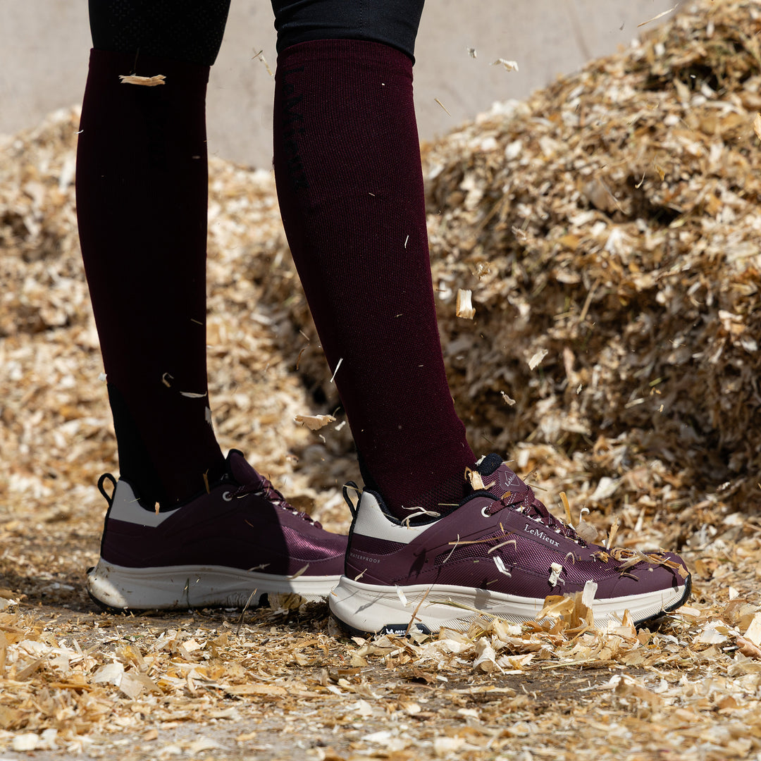 LeMieux Ladies Kanta Waterproof Trainer - Bramble
