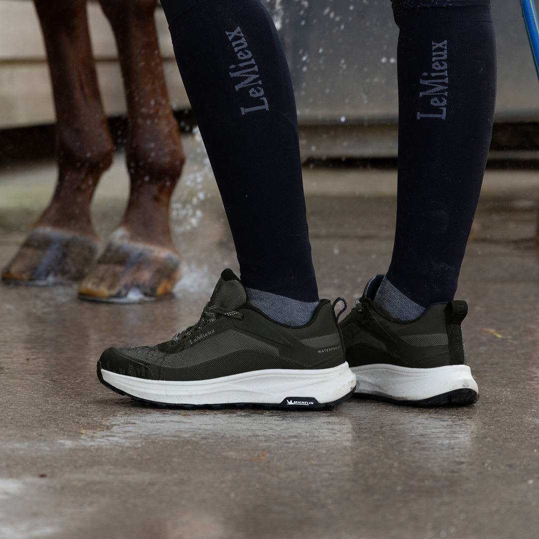 LeMieux Ladies Kanta Waterproof Trainer - Olive