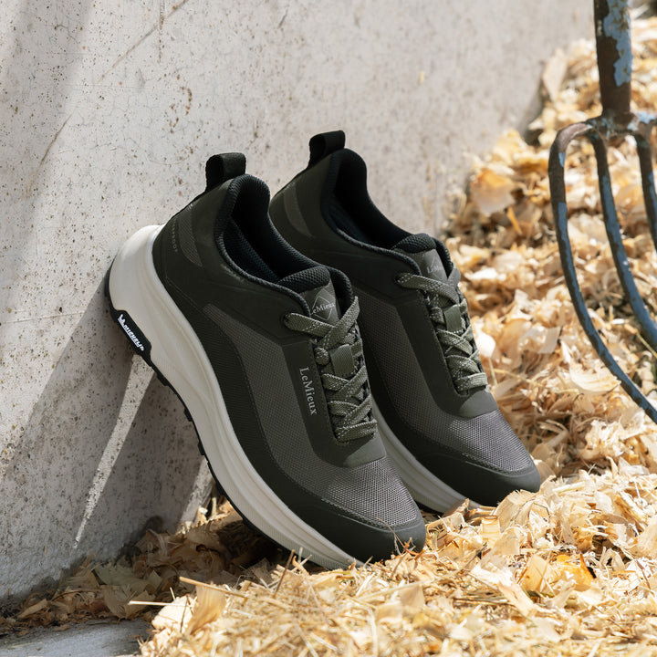 LeMieux Ladies Kanta Waterproof Trainer - Olive