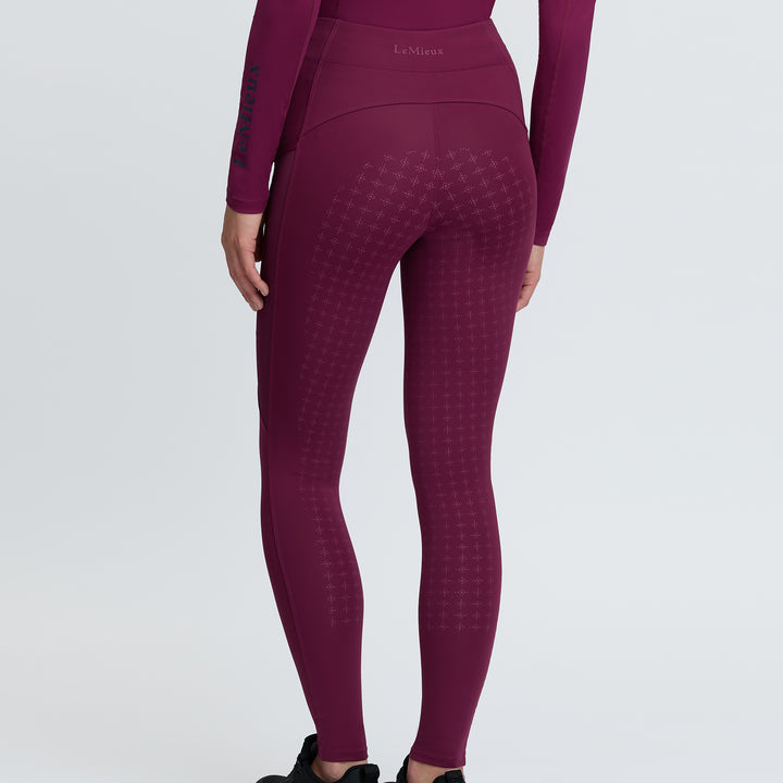 LeMieux Ladies Naomi Pull On Breeches - Blackberry