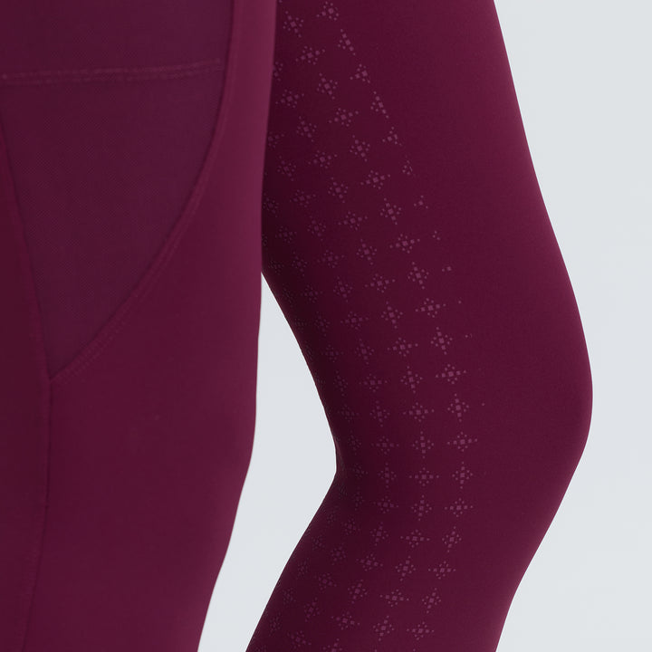 LeMieux Ladies Naomi Pull On Breeches - Blackberry