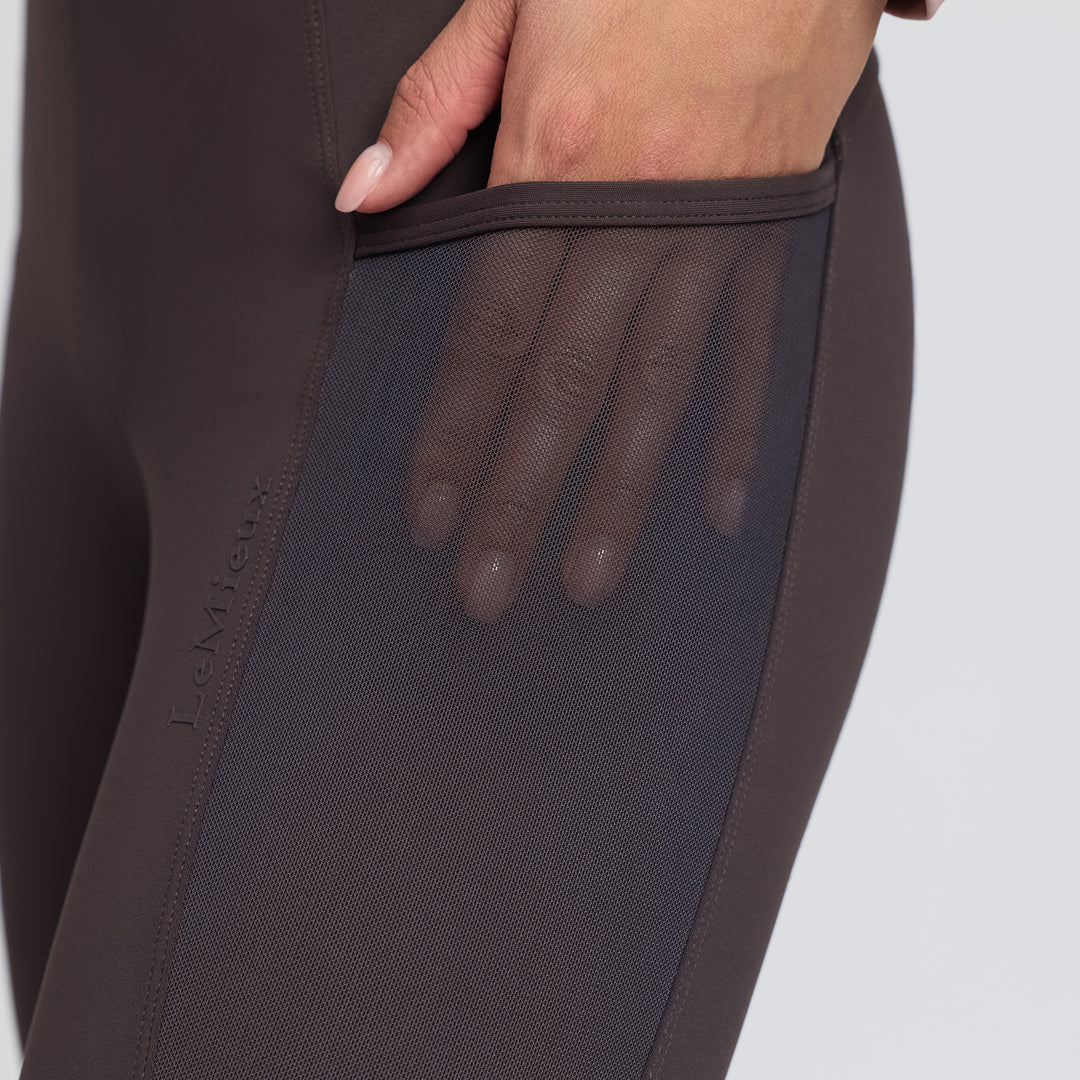 LeMieux Ladies Naomi Pull On Breeches - Cocoa