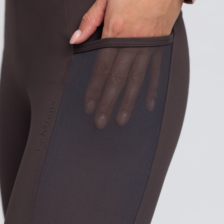 LeMieux Ladies Naomi Pull On Breeches - Cocoa