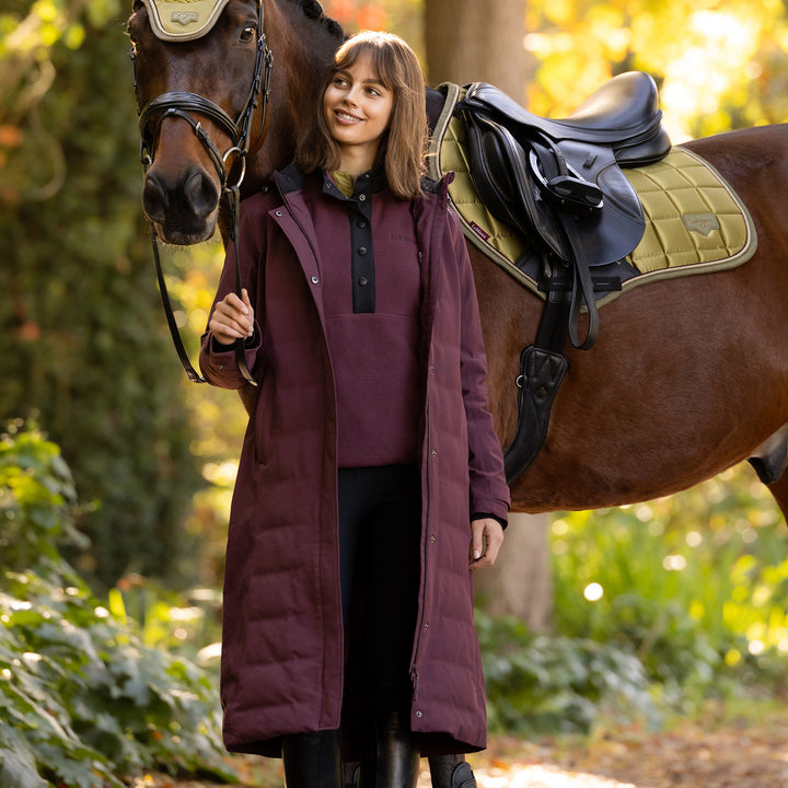 LeMieux Ladies Erin Waterproof Padded Coat - Bramble