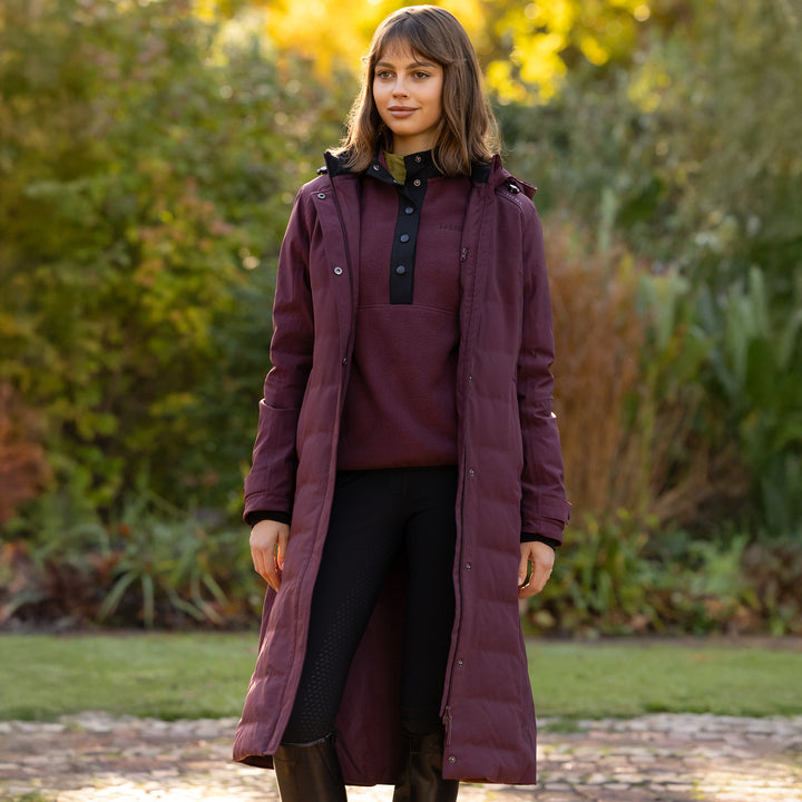 LeMieux Ladies Erin Waterproof Padded Coat - Bramble