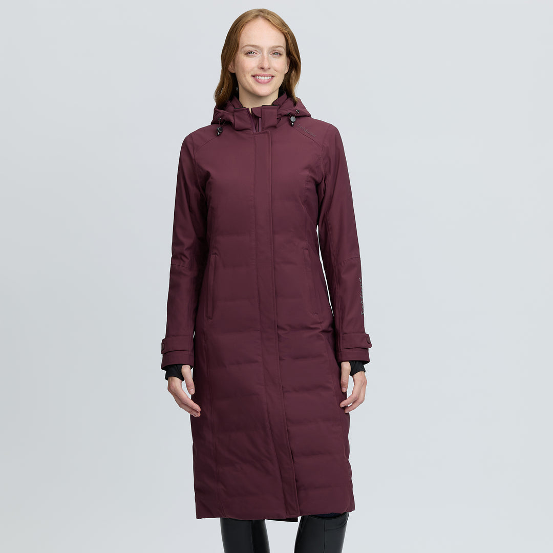 LeMieux Ladies Erin Waterproof Padded Coat - Bramble