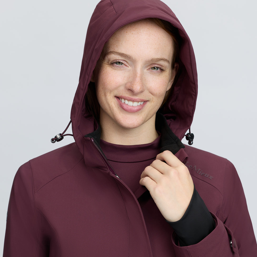 LeMieux Ladies Erin Waterproof Padded Coat - Bramble