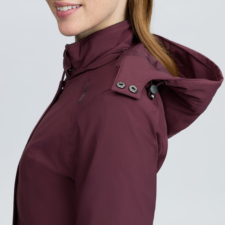 LeMieux Ladies Erin Waterproof Padded Coat - Bramble