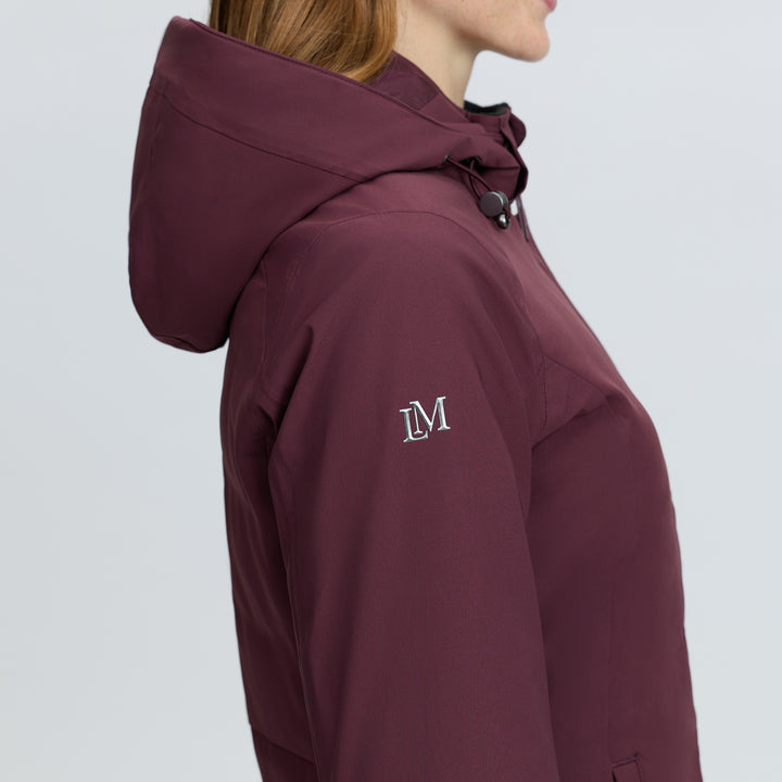 LeMieux Ladies Erin Waterproof Padded Coat - Bramble