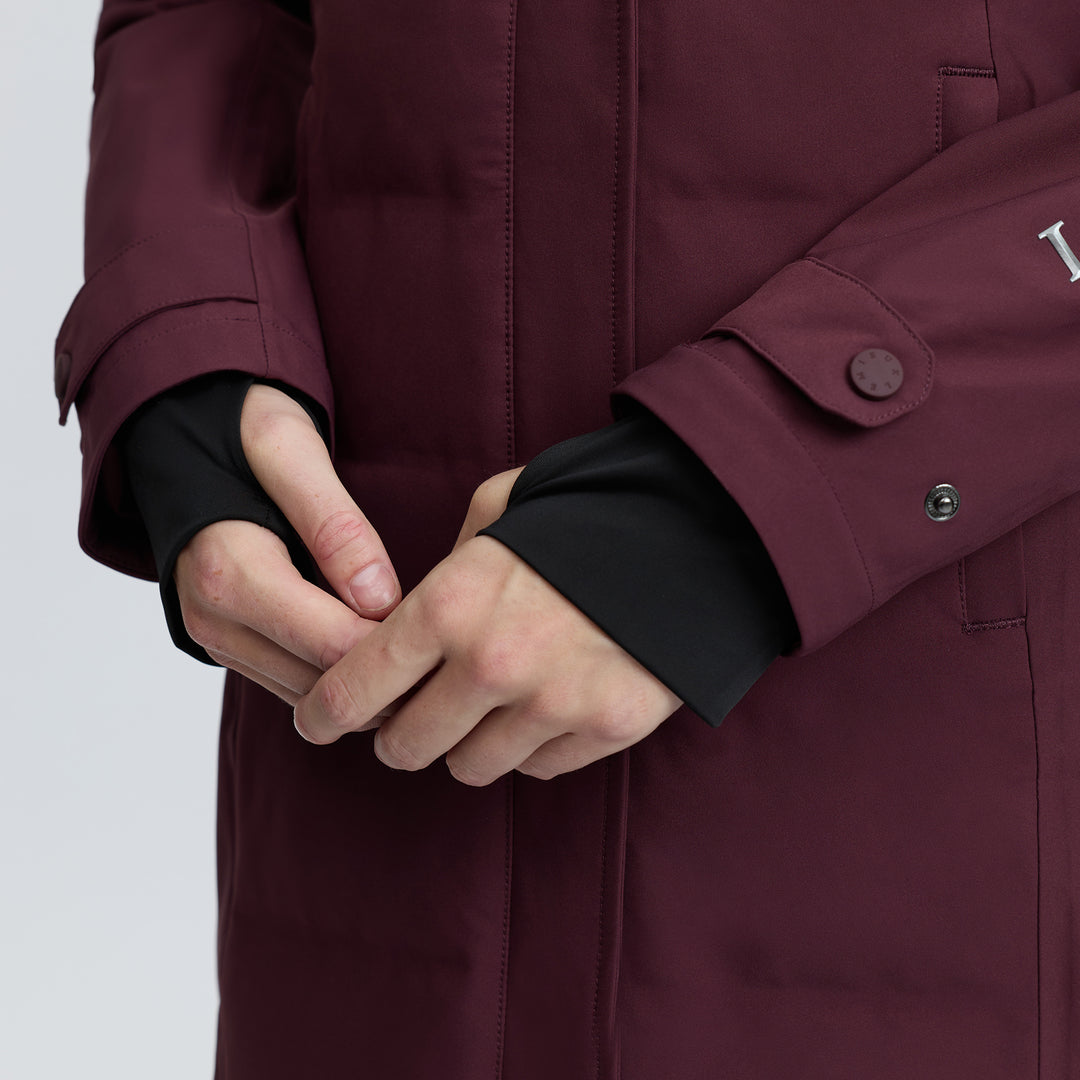 LeMieux Ladies Erin Waterproof Padded Coat - Bramble