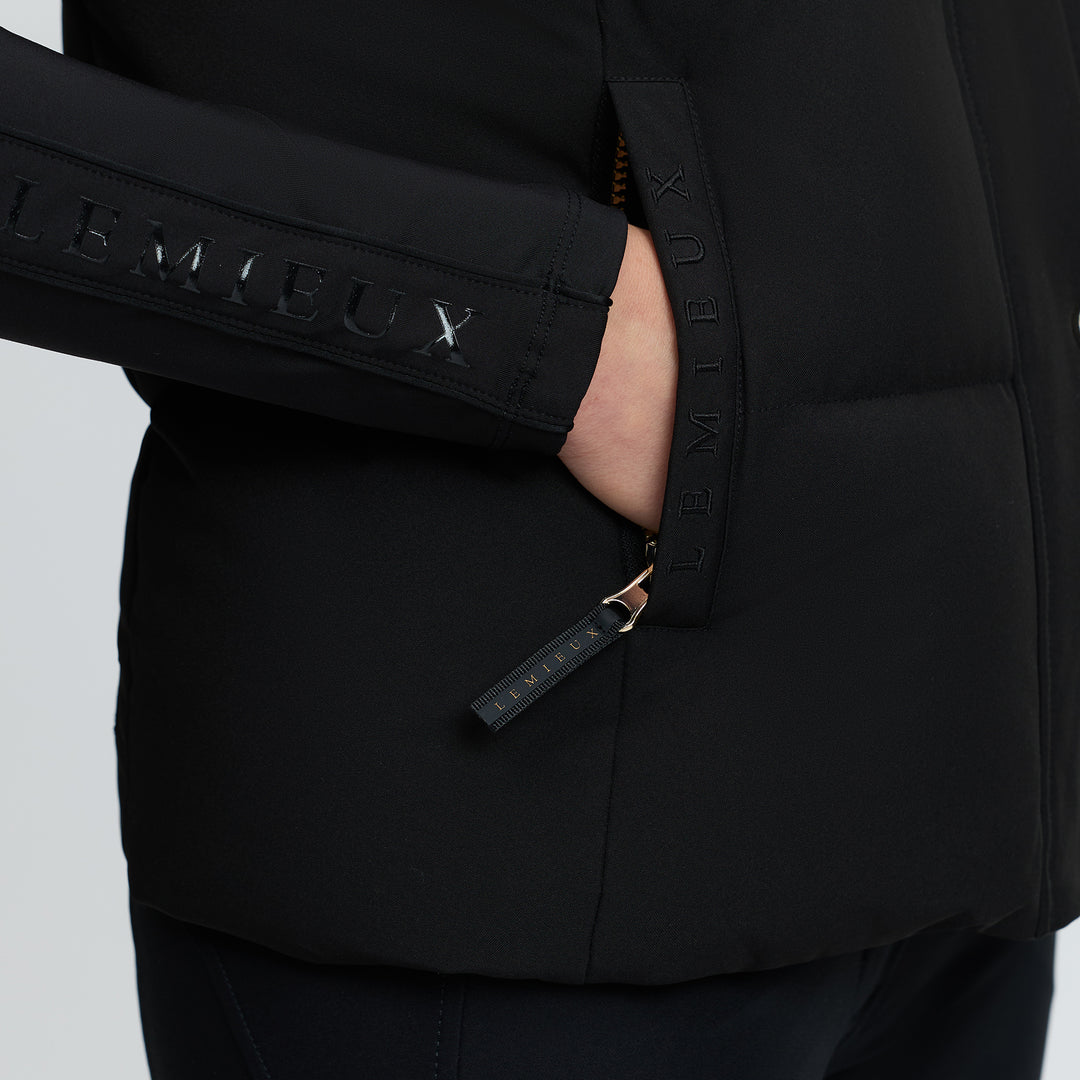 LeMieux Ladies Margot Hooded Gilet - Black