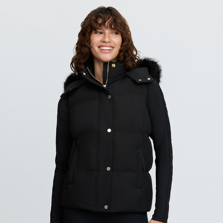 LeMieux Ladies Margot Hooded Gilet - Black