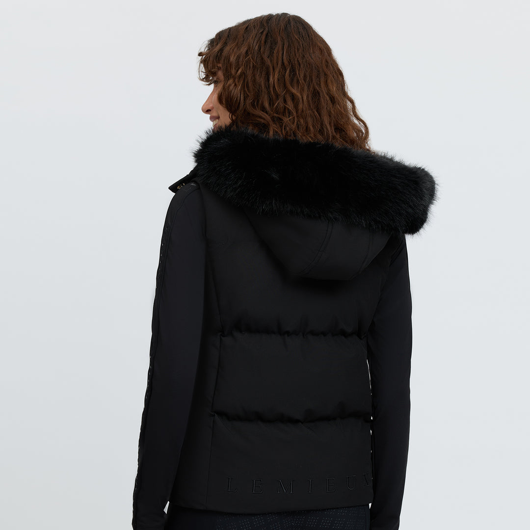 LeMieux Ladies Margot Hooded Gilet - Black