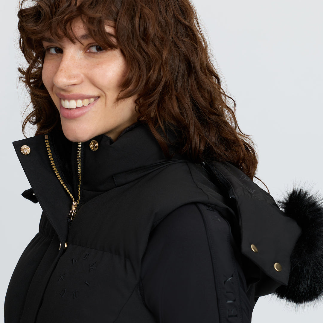 LeMieux Ladies Margot Hooded Gilet - Black
