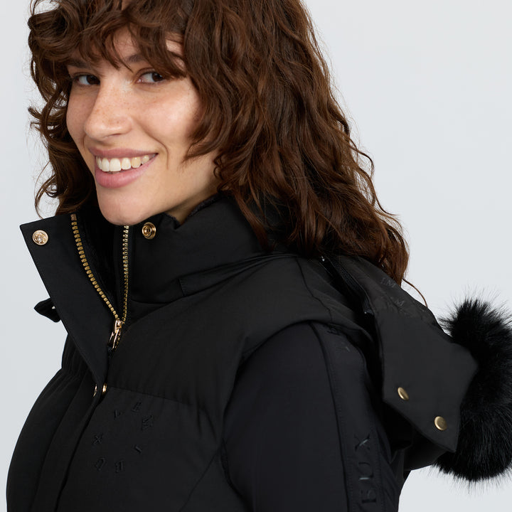 LeMieux Ladies Margot Hooded Gilet - Black