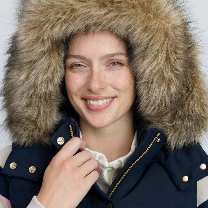 LeMieux Ladies Margot Hooded Gilet - Navy