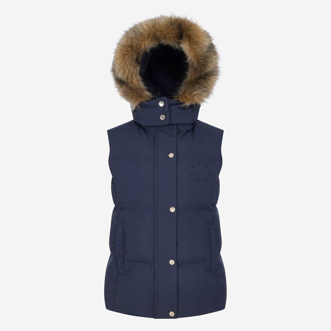 LeMieux Ladies Margot Hooded Gilet - Navy