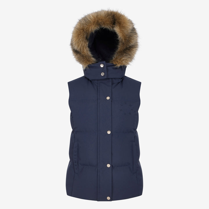LeMieux Ladies Margot Hooded Gilet - Navy