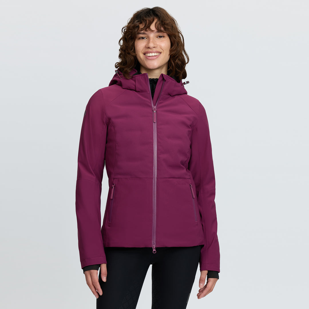 LeMieux Ladies Brooke 3 in 1 Waterproof Hybrid Jacket - Blackberry