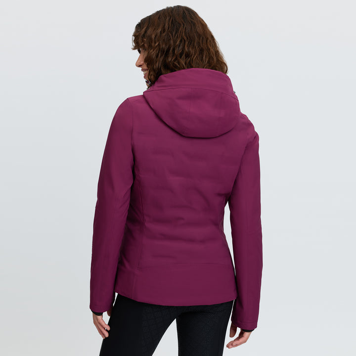 LeMieux Ladies Brooke 3 in 1 Waterproof Hybrid Jacket - Blackberry