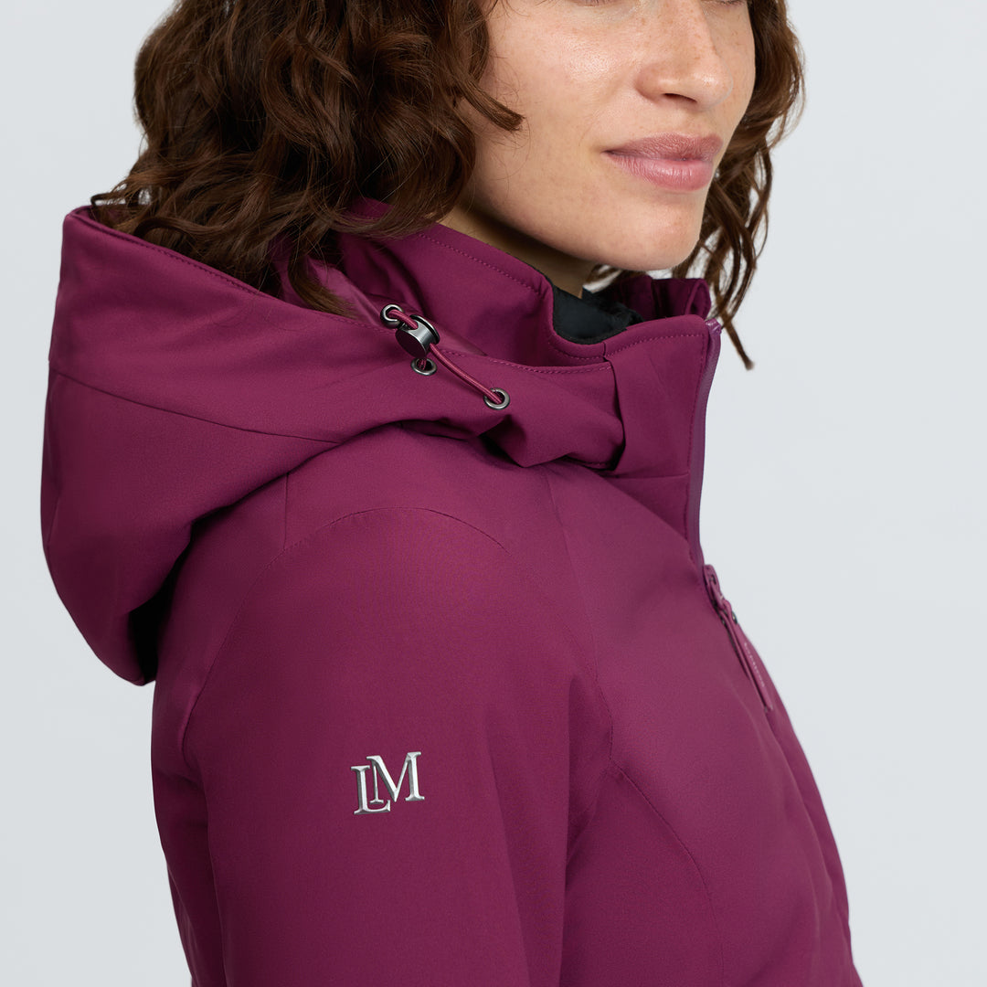 LeMieux Ladies Brooke 3 in 1 Waterproof Hybrid Jacket - Blackberry