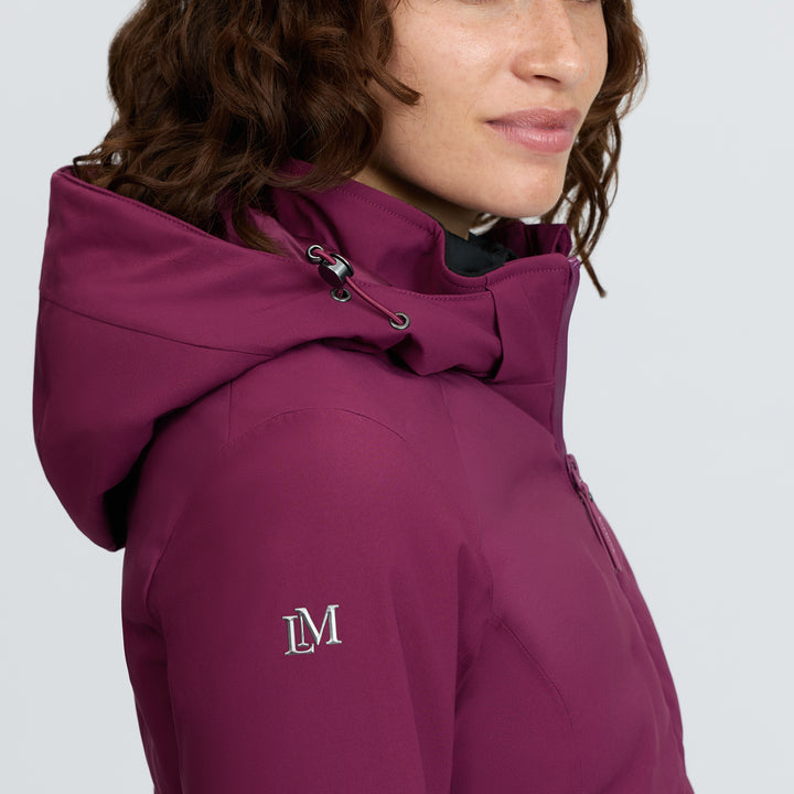 LeMieux Ladies Brooke 3 in 1 Waterproof Hybrid Jacket - Blackberry