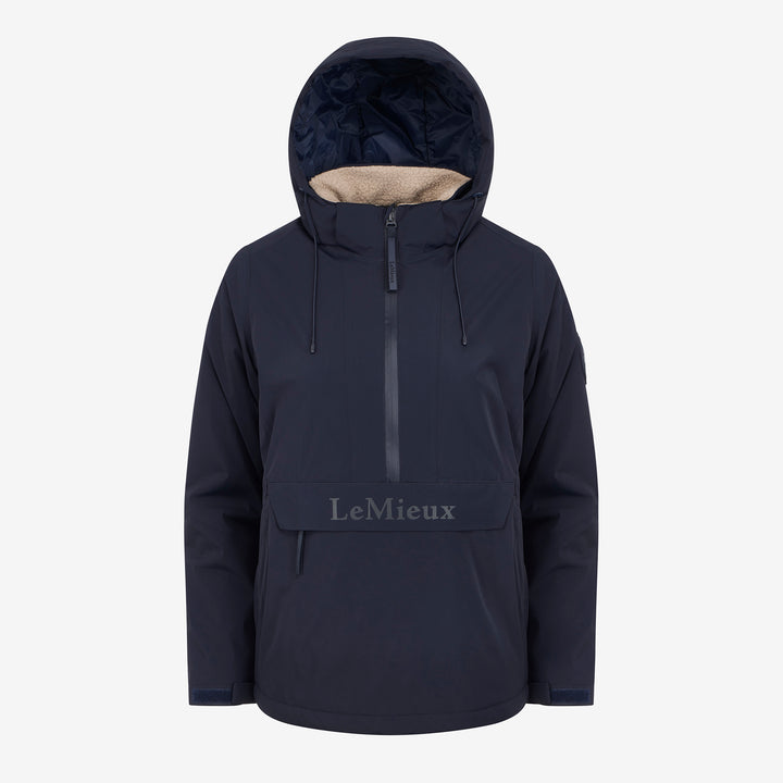 LeMieux Ladies Phoebe Half Zip Waterproof Anorak - Navy