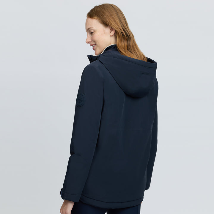 LeMieux Ladies Phoebe Half Zip Waterproof Anorak - Navy
