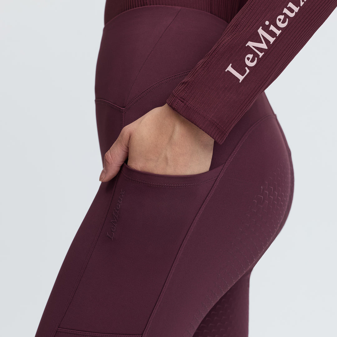LeMieux Ladies Natalie Brushed Pull On - Bramble