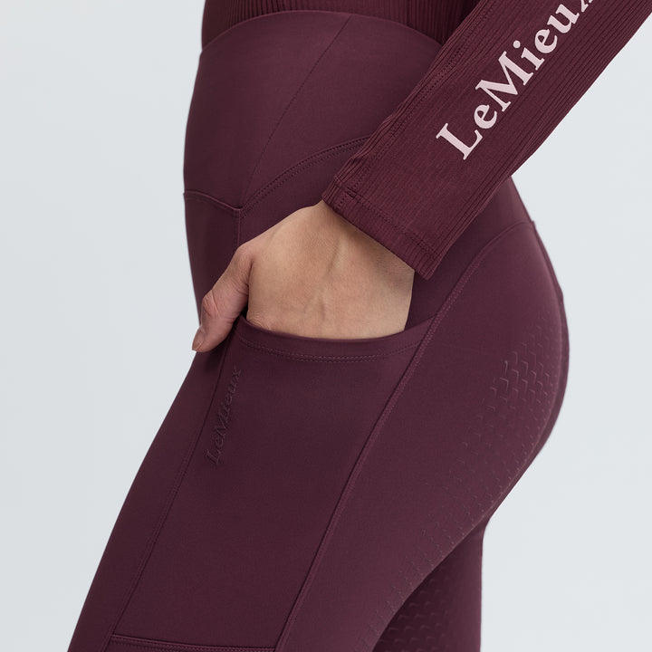 LeMieux Ladies Natalie Brushed Pull On - Bramble