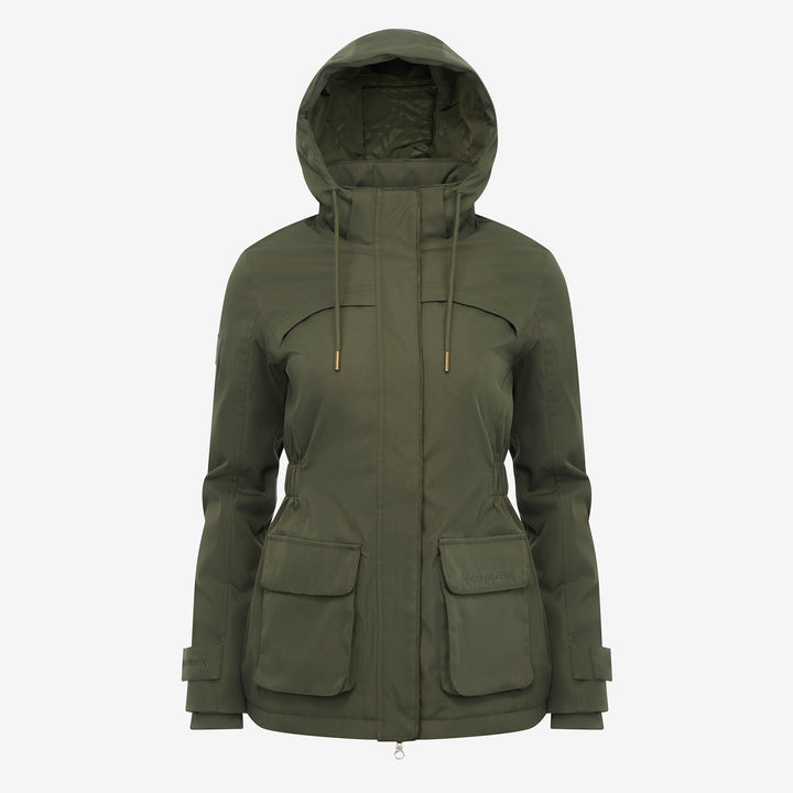 LeMieux Ladies Heritage Beatrice Waterproof Coat - Olive
