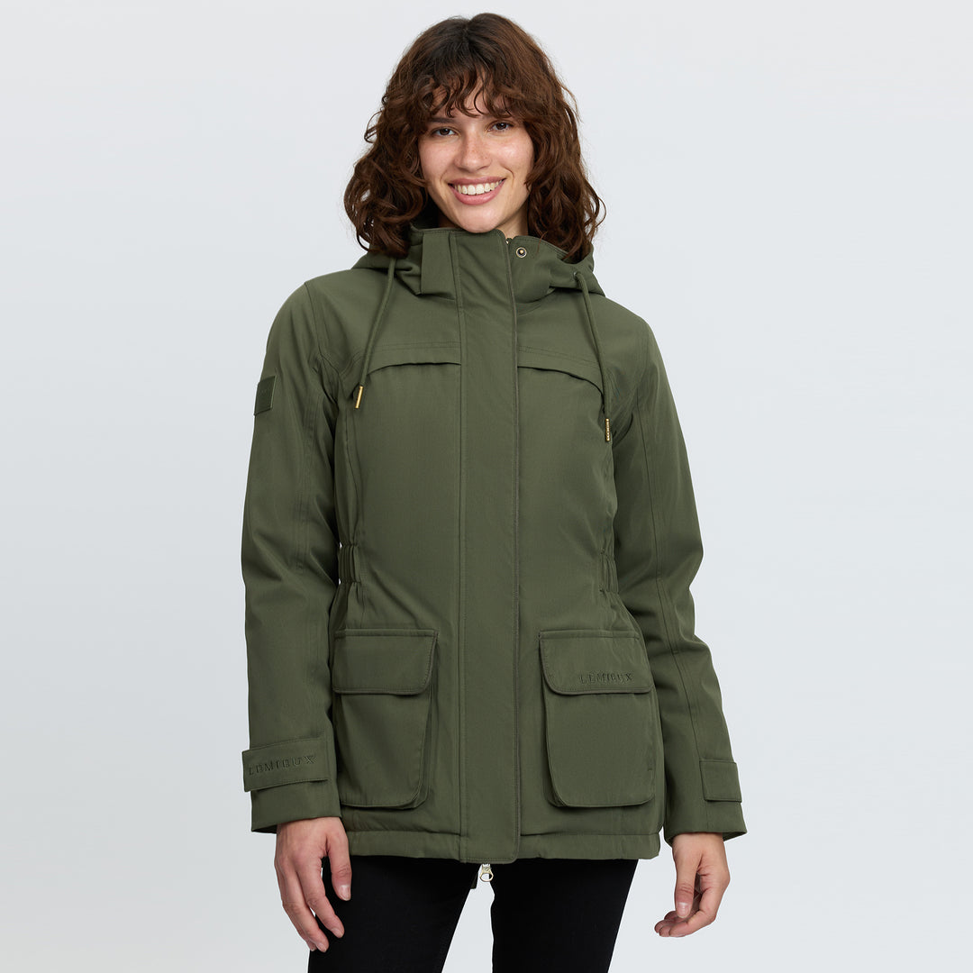 LeMieux Ladies Heritage Beatrice Waterproof Coat - Olive