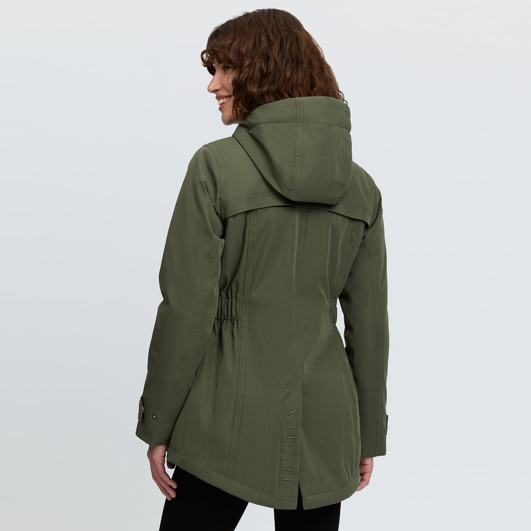 LeMieux Ladies Heritage Beatrice Waterproof Coat - Olive