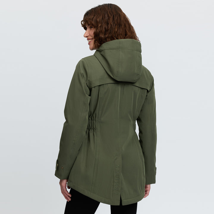 LeMieux Ladies Heritage Beatrice Waterproof Coat - Olive