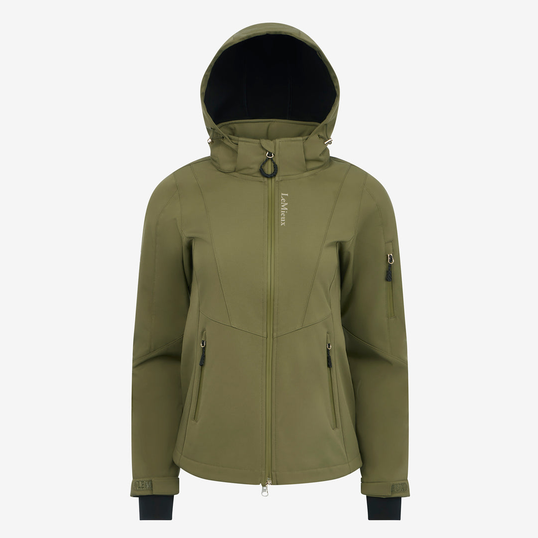 LeMieux Ladies Celine Softshell Jacket - Willow Green