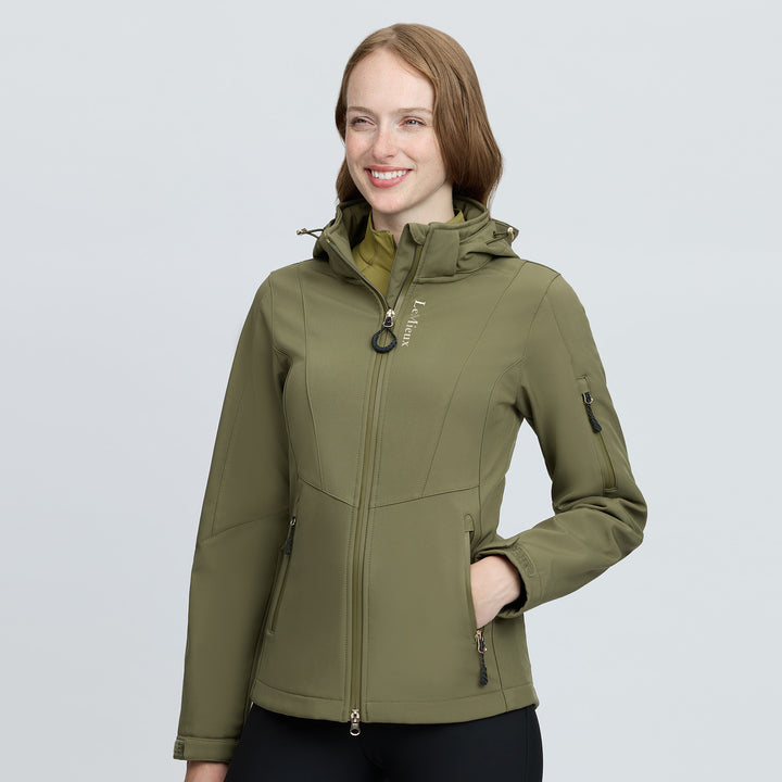 LeMieux Ladies Celine Softshell Jacket - Willow Green