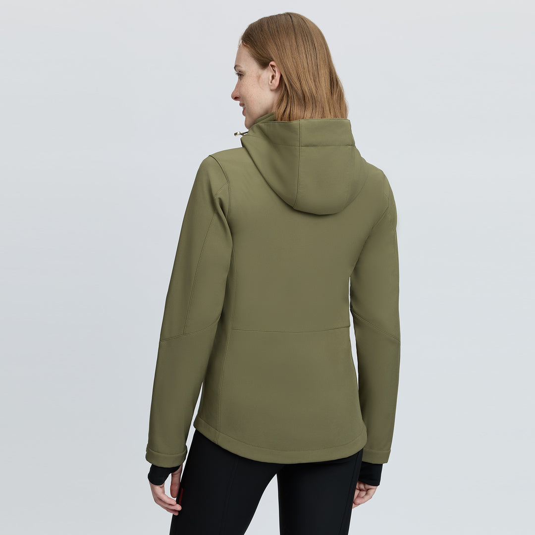 LeMieux Ladies Celine Softshell Jacket - Willow Green