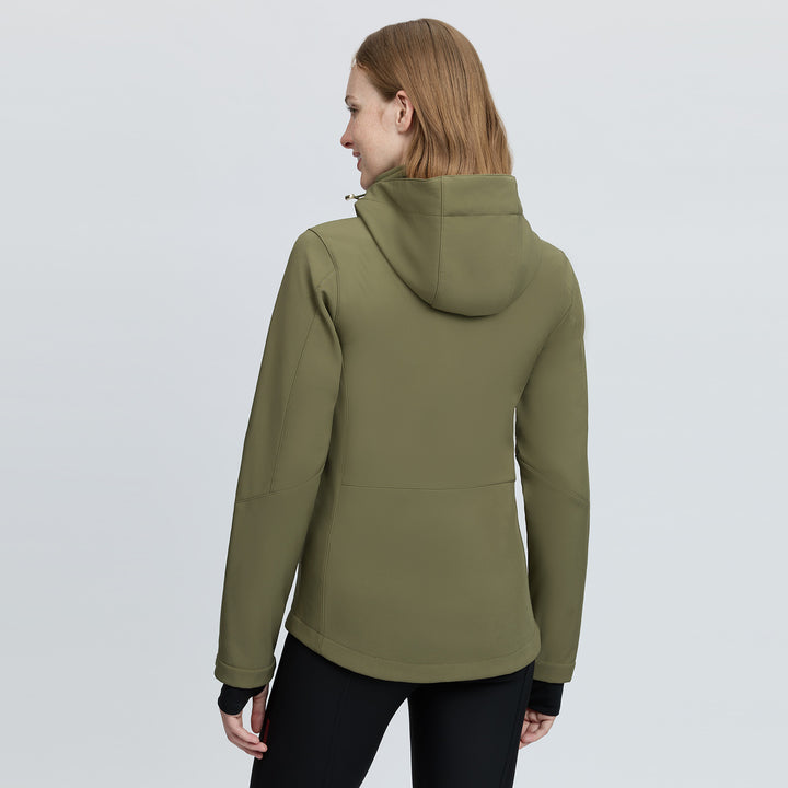 LeMieux Ladies Celine Softshell Jacket - Willow Green
