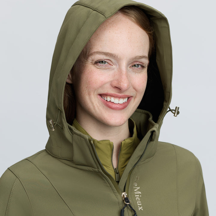 LeMieux Ladies Celine Softshell Jacket - Willow Green