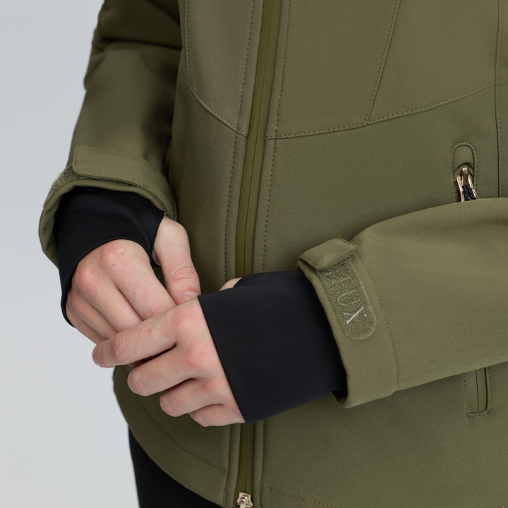 LeMieux Ladies Celine Softshell Jacket - Willow Green