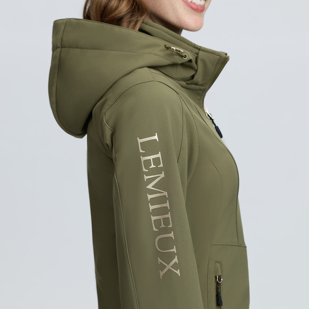 LeMieux Ladies Celine Softshell Jacket - Willow Green