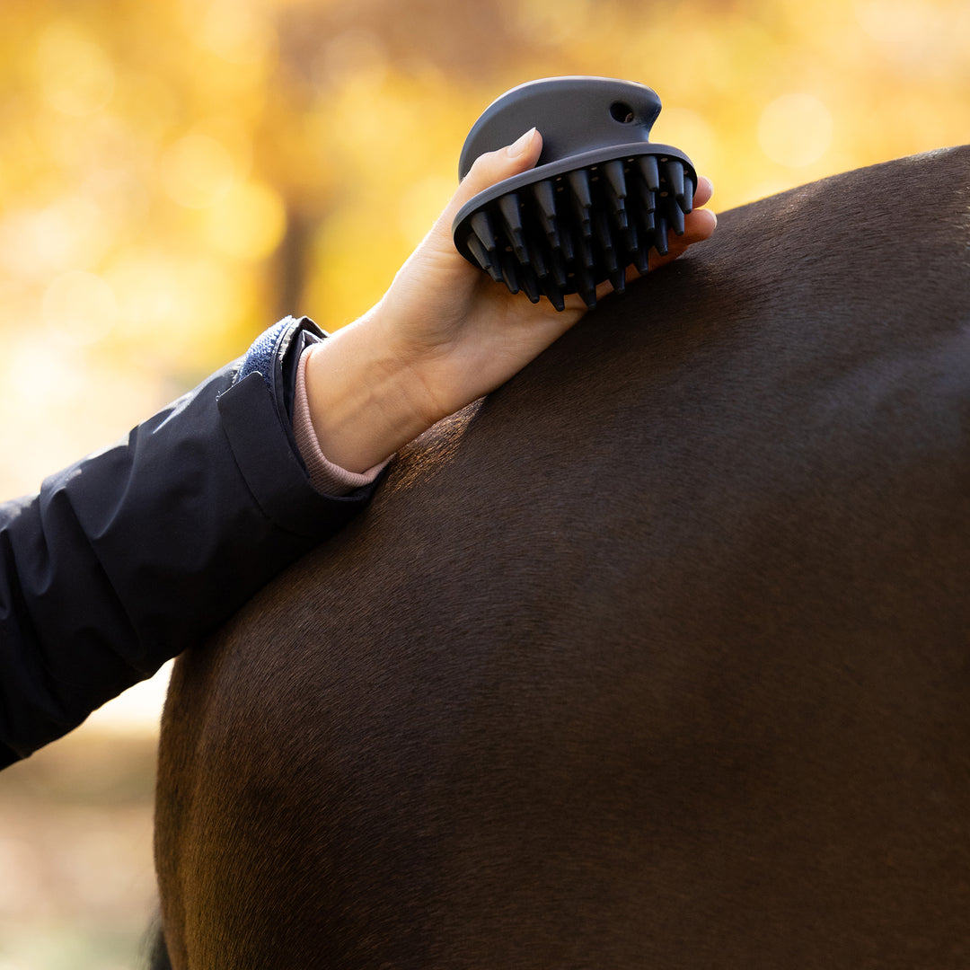 LeMieux Massage Brush - Navy