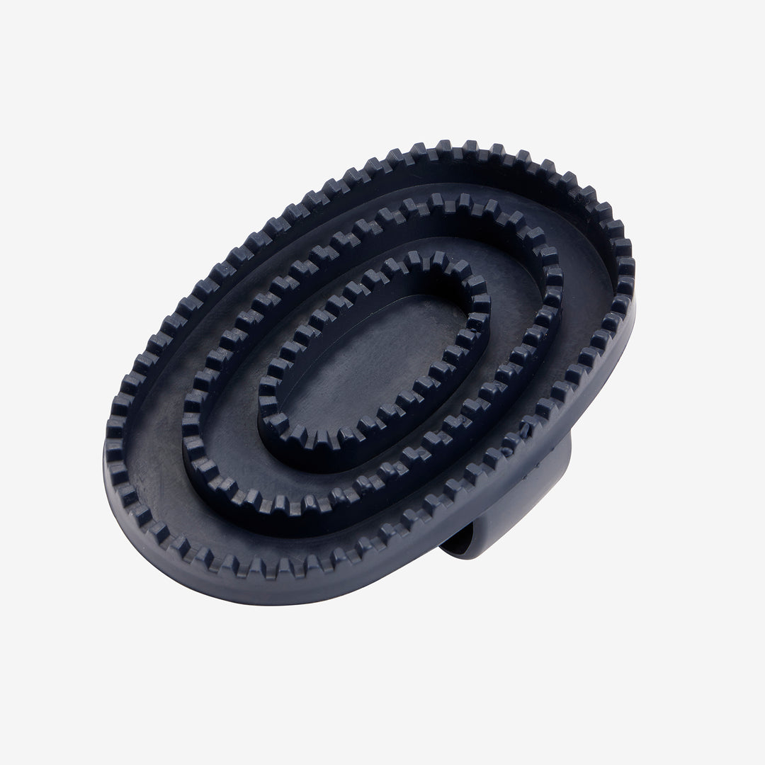 LeMieux Rubber Curry Comb - Navy