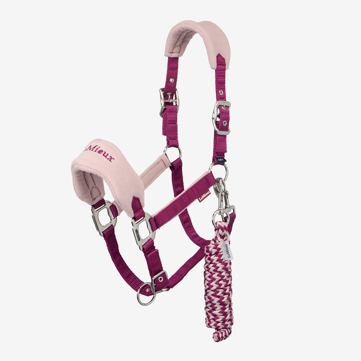 LeMieux Vogue Headcollar & Leadrope - Blackberry