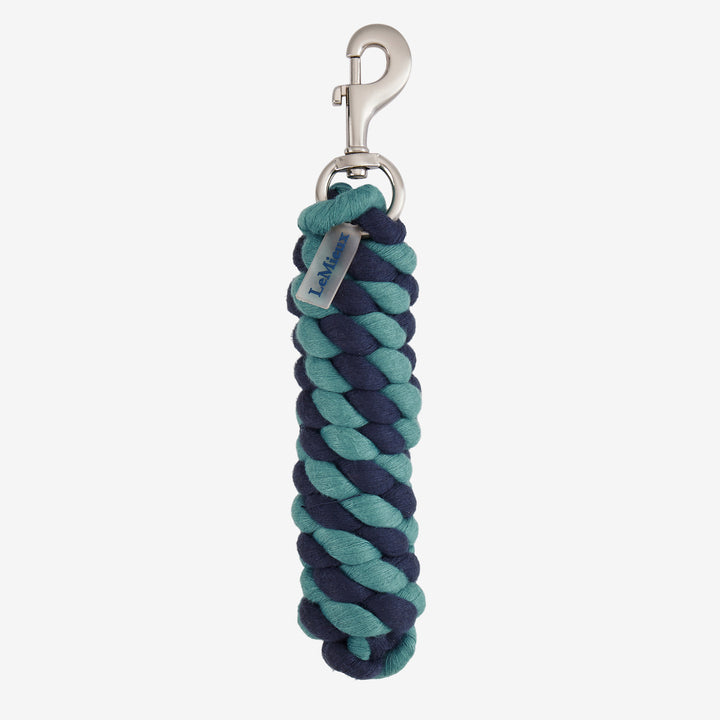 LeMieux Polycotton Leadrope - Aloe/Navy