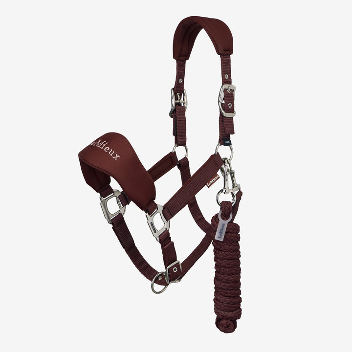 LeMieux Breakaway Vogue Headcollar & Leadrope - Bramble