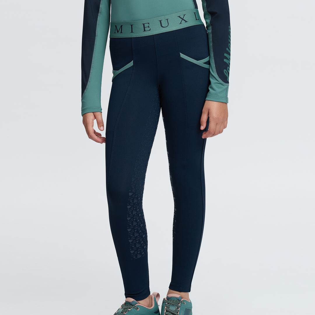 LeMieux Mini Pull Ons - Navy/Aloe